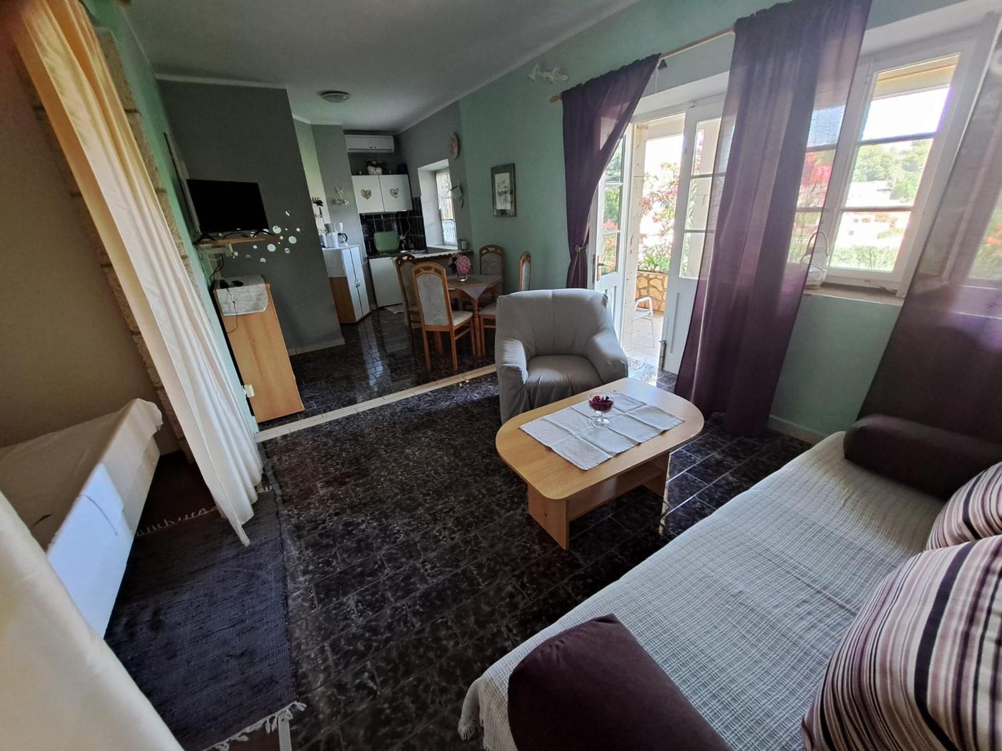 Apartmani Dusica Lumbarda Eksteriør bilde